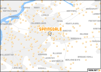 map of Springdale