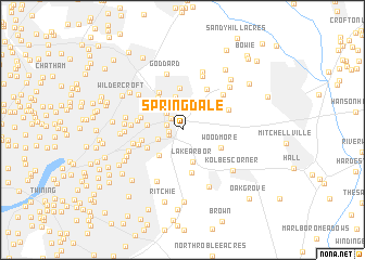 map of Springdale