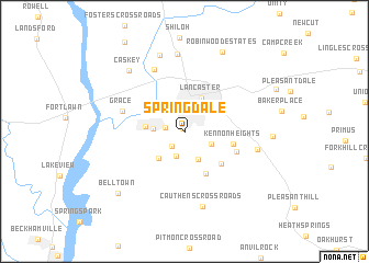 map of Springdale