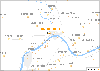 map of Springdale