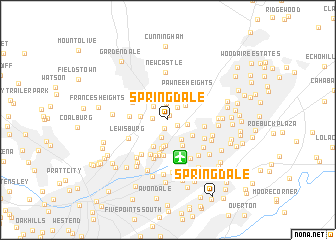 map of Springdale