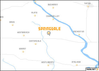 map of Springdale