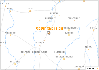 map of Springdallah