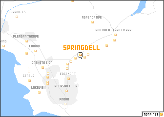 map of Springdell
