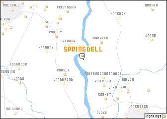 map of Springdell