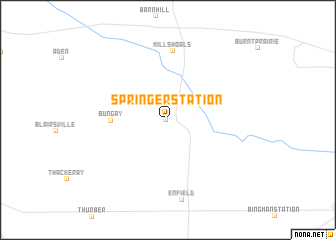 map of Springer Station