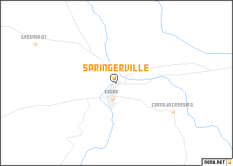 map of Springerville