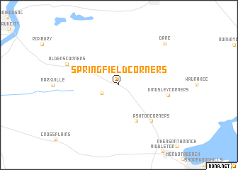 map of Springfield Corners