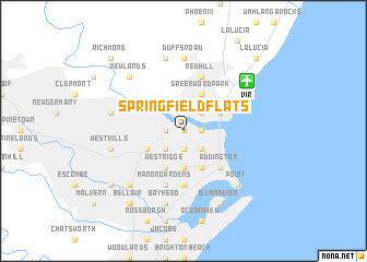 map of Springfield Flats