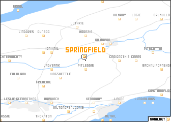 map of Springfield