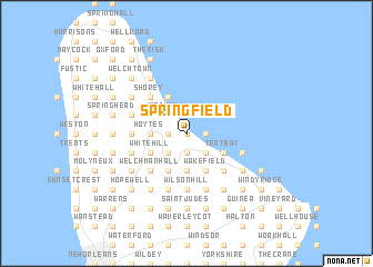 map of Springfield