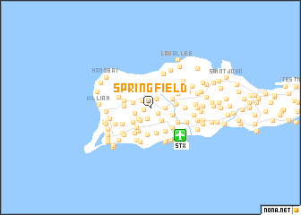 map of Springfield