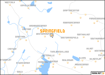 map of Springfield