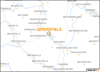 map of Springfield