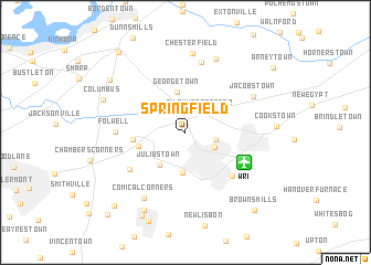 map of Springfield