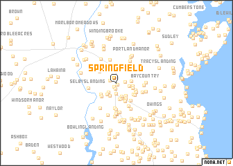 map of Springfield