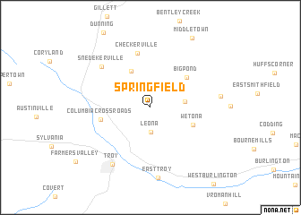 map of Springfield