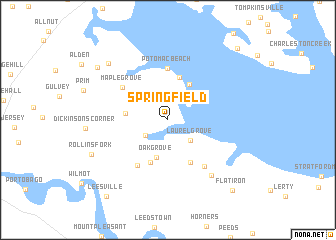 map of Springfield