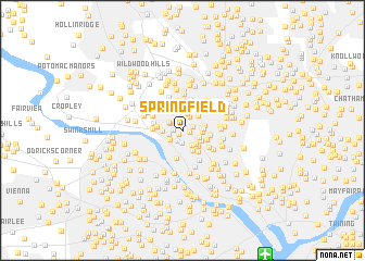 map of Springfield