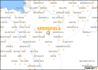 map of Springfield