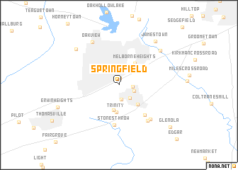 map of Springfield