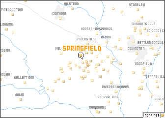 map of Springfield