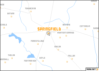 map of Springfield
