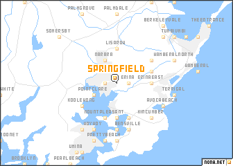 map of Springfield