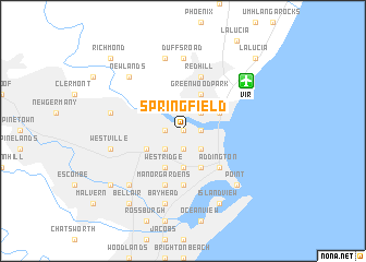 map of Springfield