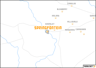 map of Springfontein