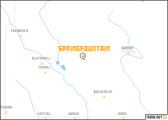 map of Spring Fountain