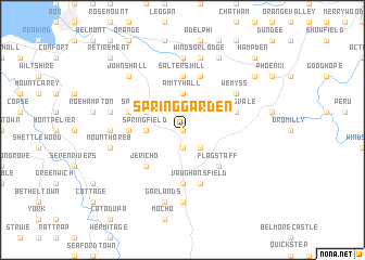 map of Spring Garden