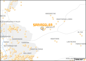 map of Spring Glen