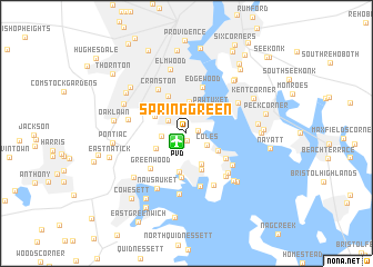 map of Spring Green