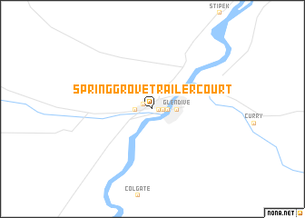 map of Spring Grove Trailer Court