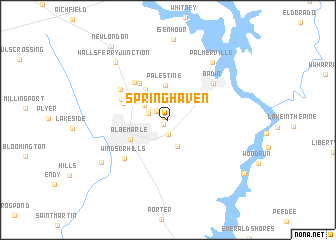 map of Springhaven