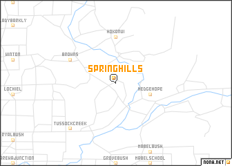 map of Springhills