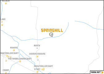 map of Springhill