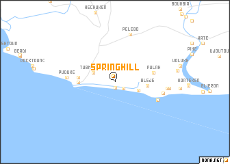 map of Spring Hill