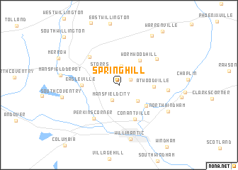 map of Spring Hill