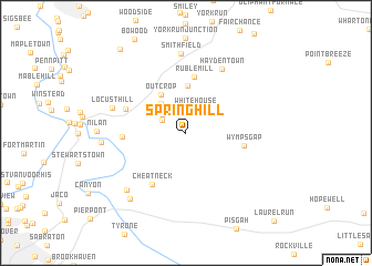 map of Springhill