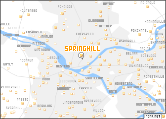 map of Spring Hill