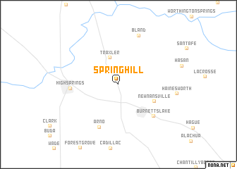 map of Spring Hill