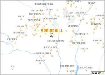 map of Springhill