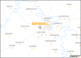 map of Springhill