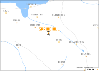 map of Spring Hill