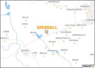 map of Springhill