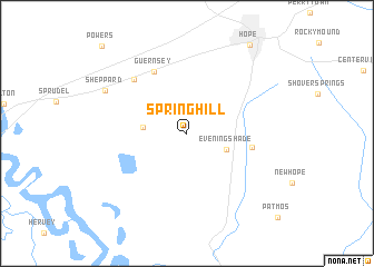 map of Spring Hill