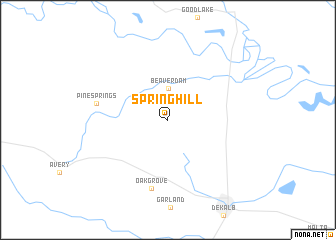 map of Spring Hill