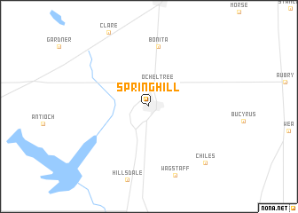 map of Spring Hill